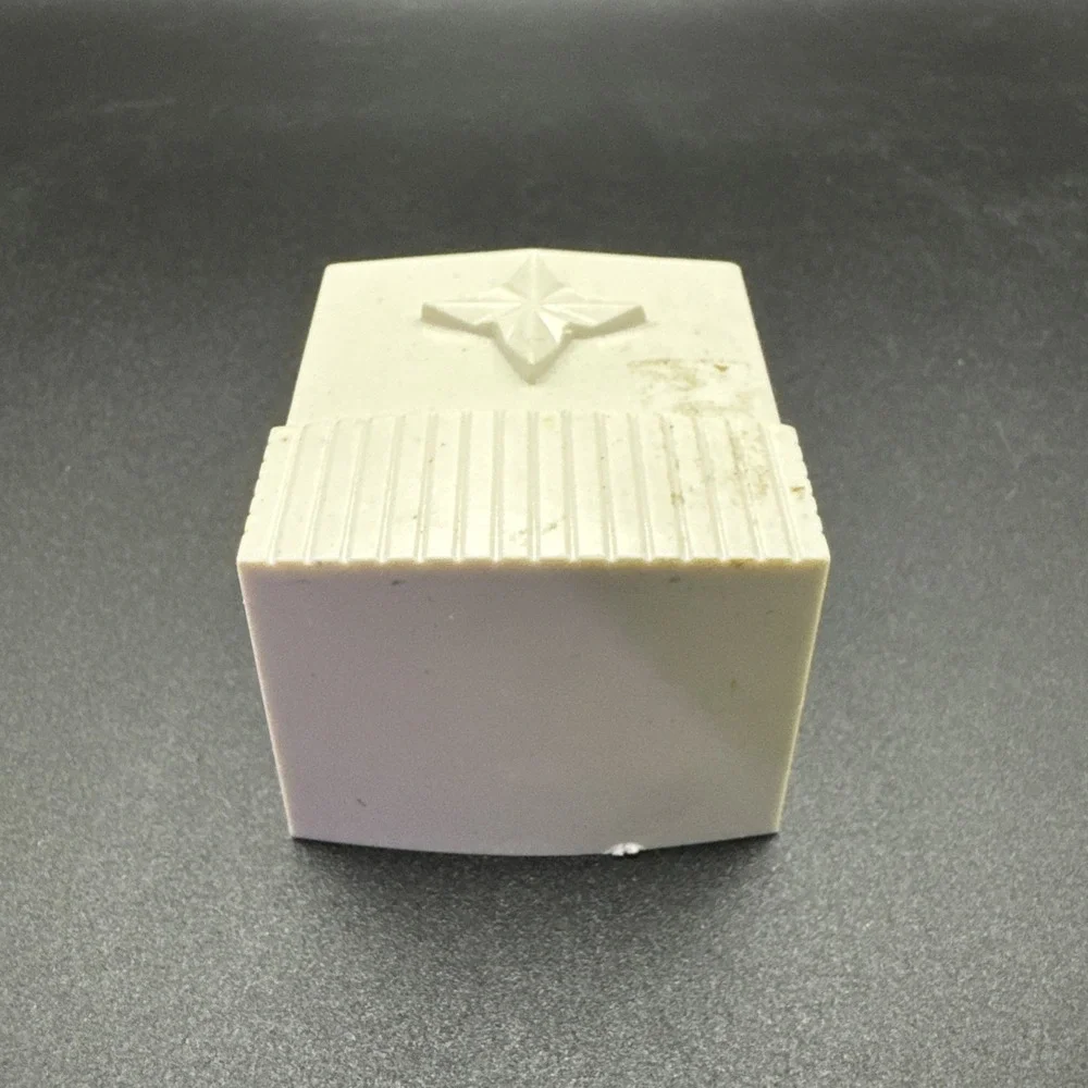 Vintage Art Deco‎ MCM White Celluloid Plastic Ring Box Presentation Box